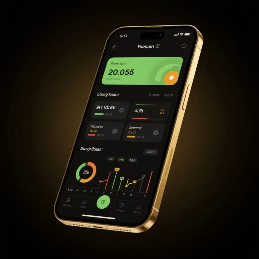 流動裝置上的即時賽事數據與滾球介面示意圖