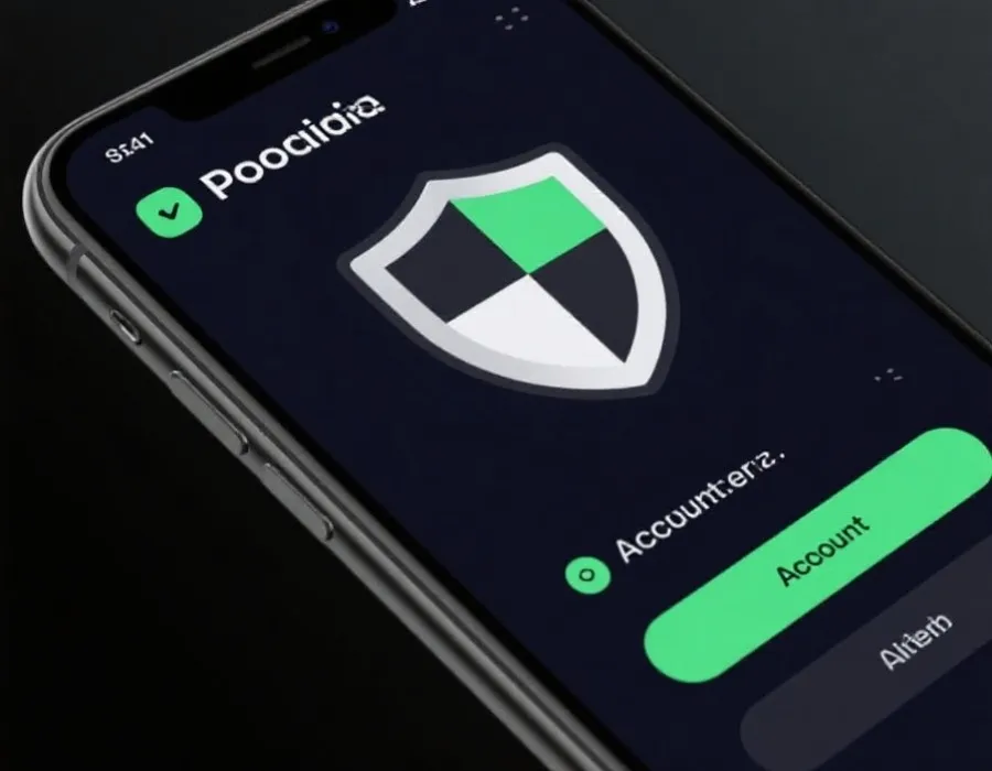 賬戶安全與手機端操作示意圖