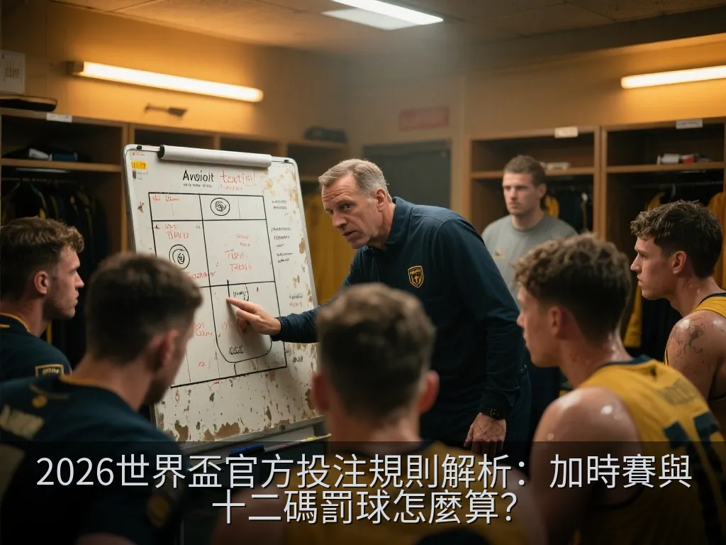 2026世界盃官方投注規則解析：加時賽與十二碼罰球怎麼算？